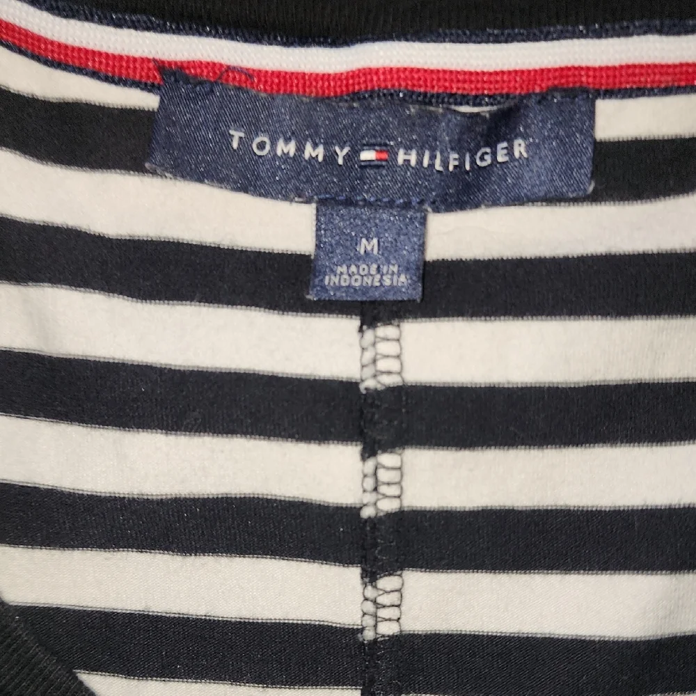 Tommy Hilfiger Navy and White Striped Maxi Dress - Picture 2 of 4